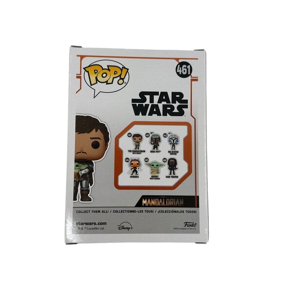 Funko Pop Star Wars The Mandalorian with Grogu Figurine NWT #461 - Picture 6 of 7
